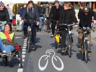 Critical Mass Fahrradtour in Celle