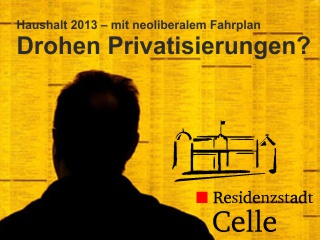 Celle: neoliberaler Haushalt 2013